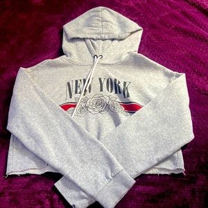 Garage Cropped Hoodie